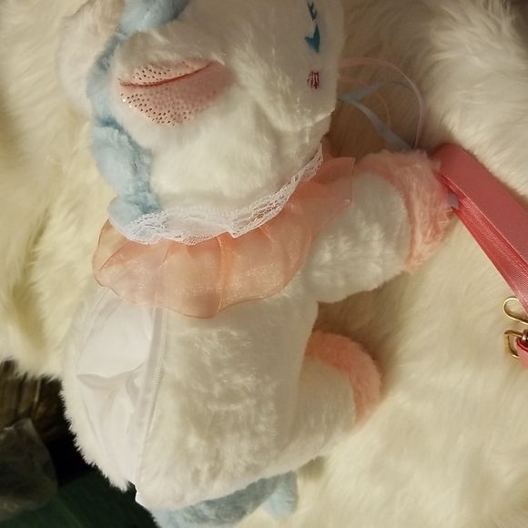 UNICORN 🩷Plush🩷 Purse 🩷(Pink & Blue) - Picture 9 of 9
